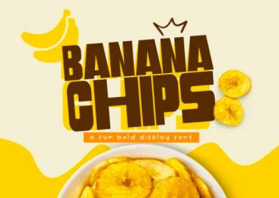 Banana Chips skrifttype