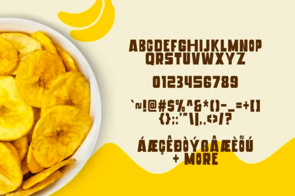 Banana Chips font