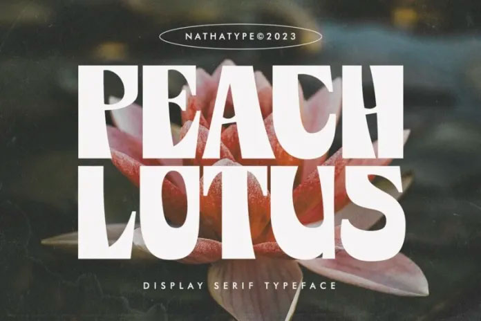 Peach Lotus skrifttype