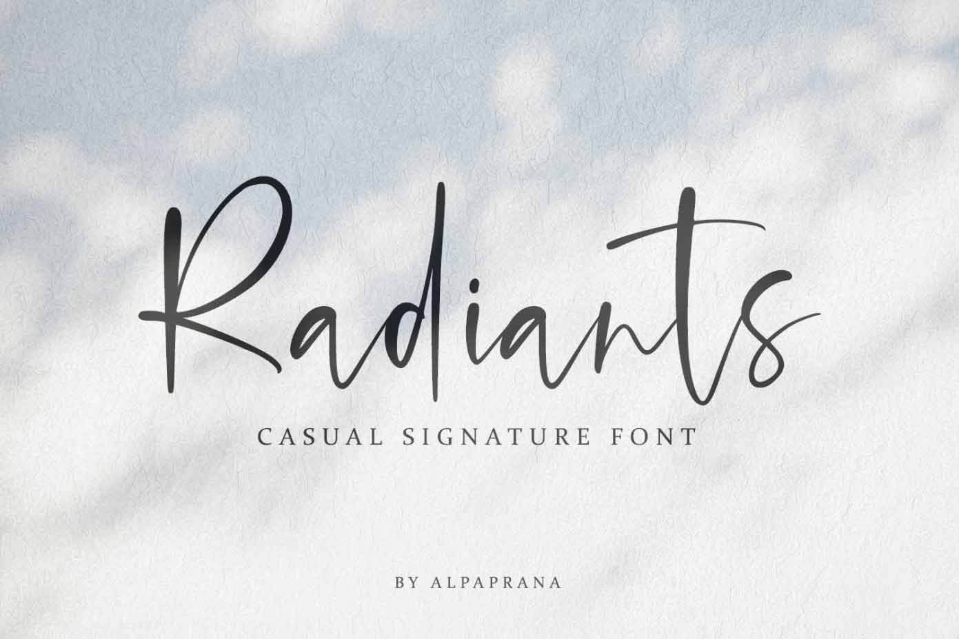 Radiants skrifttype